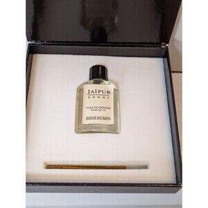 Jaipur Homme Indian Secrets Gift Set Massage Oil/Sticks Boucheron .5oz NFS